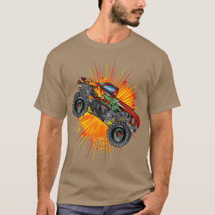 Camiseta Monster Truck Dragon Explosion Stunt