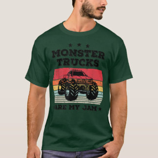 Camiseta Monster Truck É A Minha Vintage Retro Sunset Wome