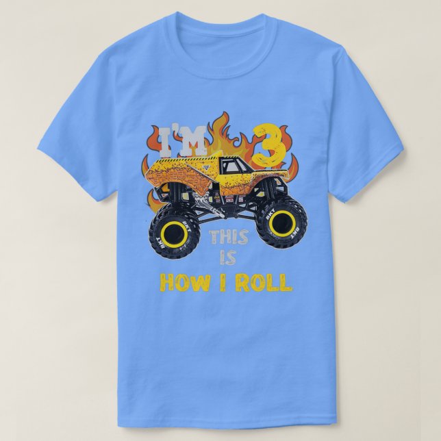 Camiseta Monster Truck Earthshaker ix27m 3 é assim que eu (Frente do Design)
