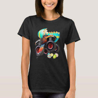 Camiseta Monster Truck Eggs Páscoa Caçadores De Ovos Crianç