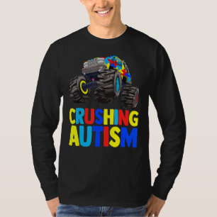 Camiseta Monster Truck Esmagando Autismo Autismo