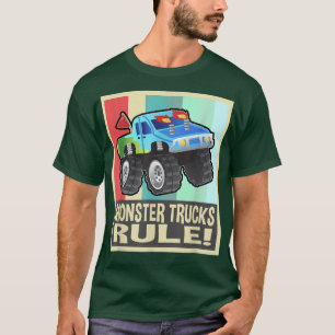 Camiseta Monster Truck For Men Women Boys Girls Kids Appare