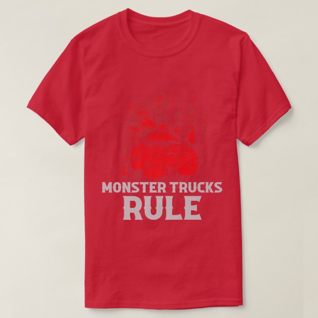 Camiseta Monster Truck Funny Driver 2088 (Frente do Design)