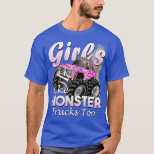 Camiseta Monster Truck Girls Igual A Monstros