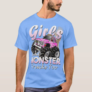 Camiseta Monster Truck Girls Monsters Aniversário 3