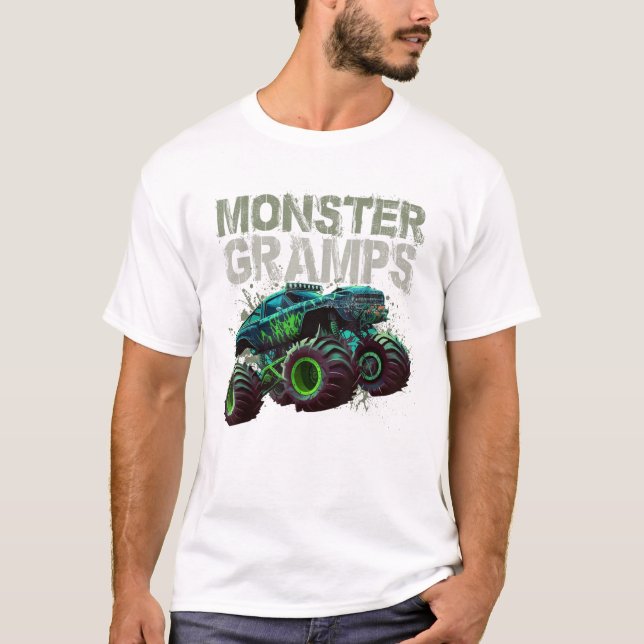 Camiseta Monster Truck Gramps Family (Frente)