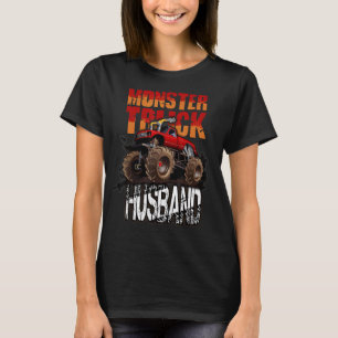 Camiseta Monster Truck Husband Retro Vintage Monster Fathe