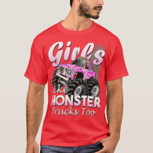 Camiseta Monster Truck Like Monsters Too Birthday 2