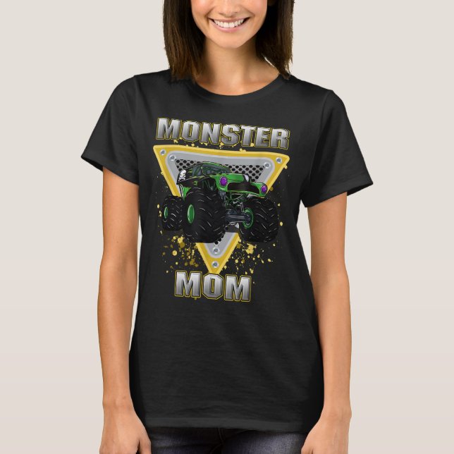 Camiseta Monster Truck Mãe (Frente)