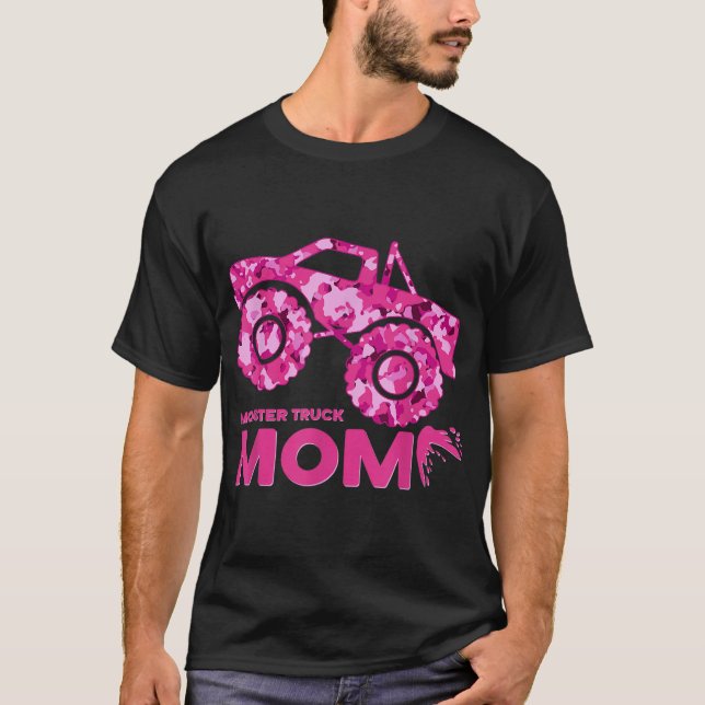 Camiseta Monster Truck Mãe (Frente)