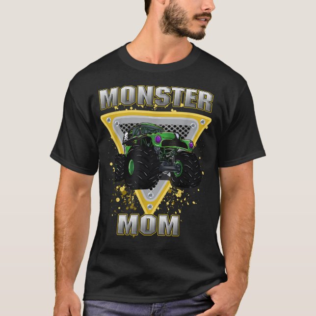 Camiseta Monster Truck Mãe (Frente)