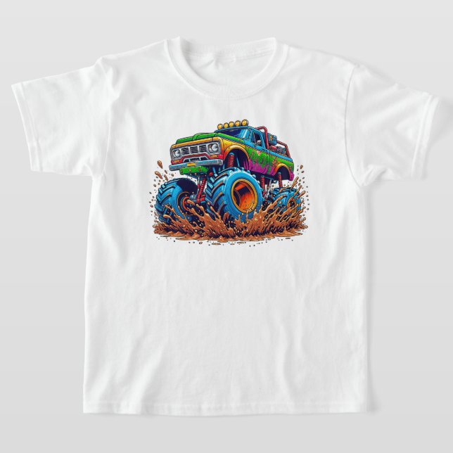 Camiseta Monster Truck Muder (Postura )