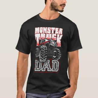 Camiseta Monster Truck Pai Retro Vintage Monster do Pai