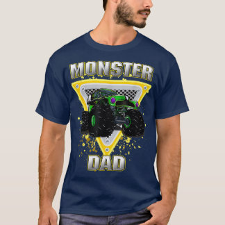 Camiseta Monster Truck Pai Retro Vintage Monster Truck