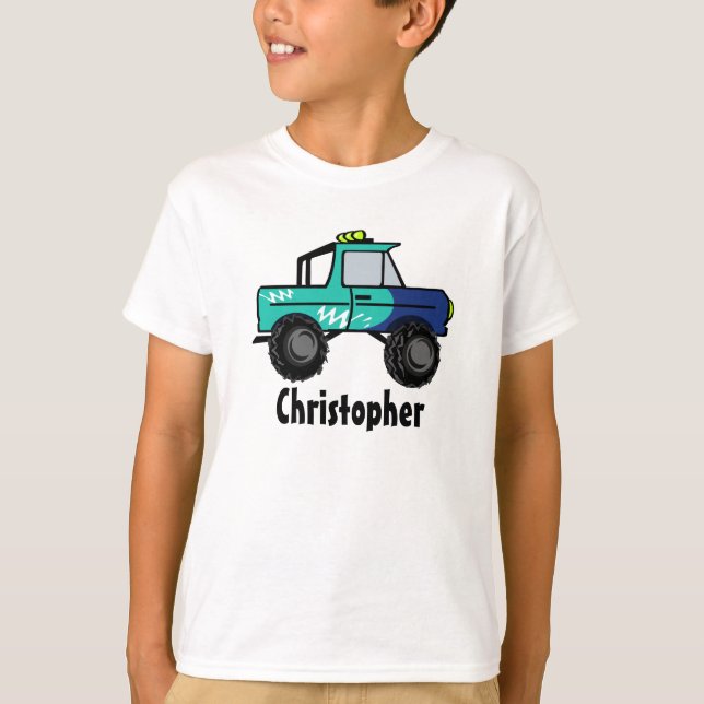 Camiseta Monster Truck/ Personalizável (Frente)