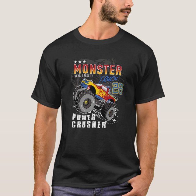 Camiseta Monster Truck Power Crusher   (Frente)