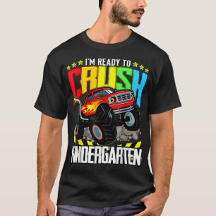 Camiseta Monster Truck Pronto Para Esmagar O Jardim De Infâ