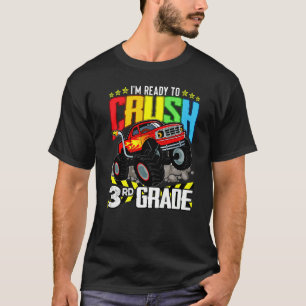 Camiseta Monster Truck Pronto Para Esmagar O Terceiro Grau 