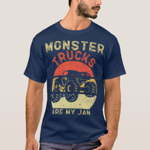 Camiseta Monster Truck Retro Sunset Vintage Monster Trucks
