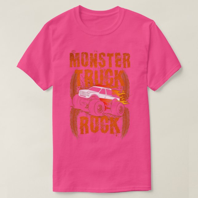 Camiseta Monster Truck Rock 2 (Frente do Design)