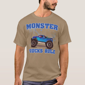 Camiseta Monster truck Rule Birthday Gift Christmas Gift 1