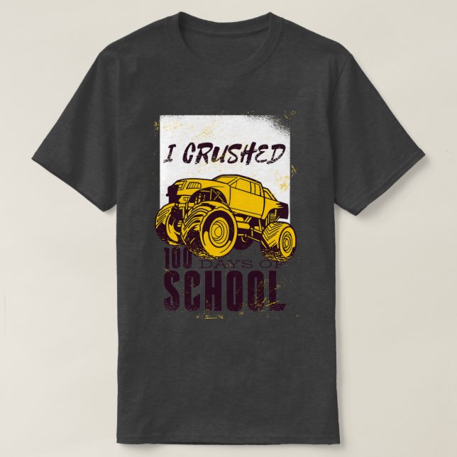 Camiseta Monster Truck School (Frente do Design)