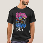 Camiseta Monster Truck Sister of the Birthday Boy<br><div class="desc">Irmã Monstro do Aniversário.</div>