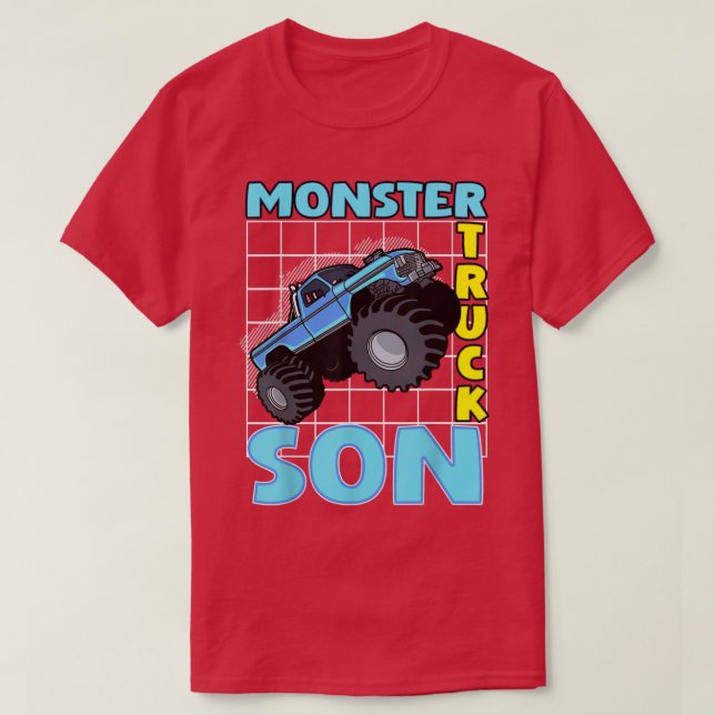 Camiseta Monster Truck Son Monster Truck (Frente do Design)