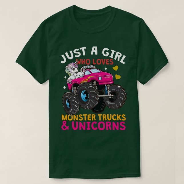 Camiseta Monster Truck Unicorn 6 (Frente do Design)