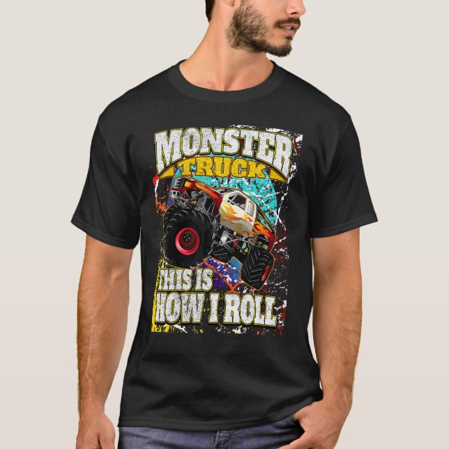Camiseta Monster Trucks (Frente)