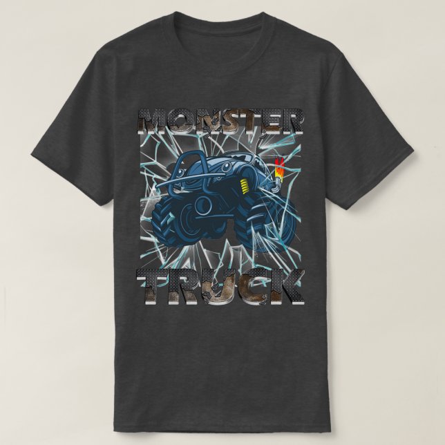 Camiseta Monster Trucks 13 (Frente do Design)