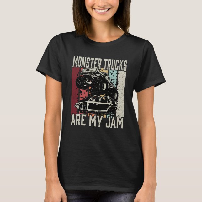 Camiseta Monster Trucks Are My Jam  2 (Frente)
