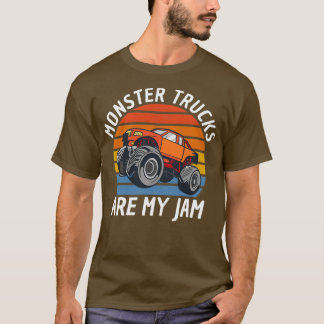 Camiseta Monster Trucks Are My Jam Big Wheels 3
