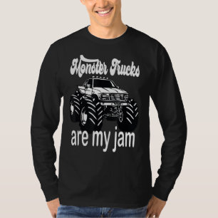 Camiseta Monster Trucks É A Minha Vintagem De Retro, Monstr
