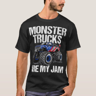 Camiseta Monster Trucks É Meu Caminhão Levantado Engraça
