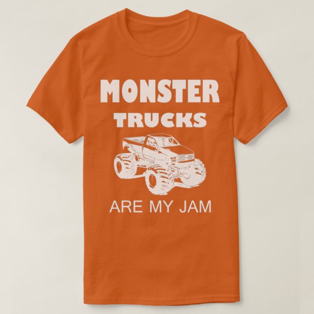 Camiseta Monster Trucks É Meu Emperramento Engraçado dizend (Frente do Design)