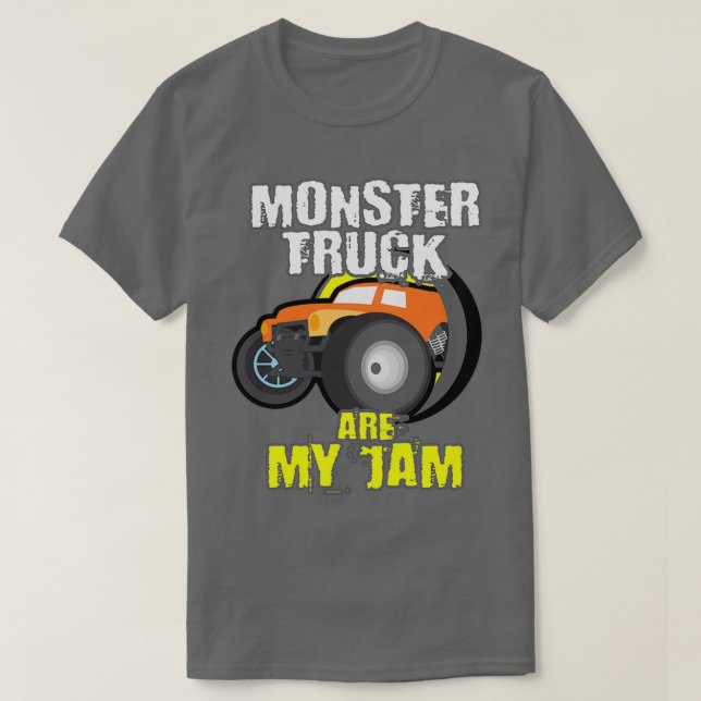 Camiseta Monster Trucks É Meu Emperramento para Caminhoneir (Frente do Design)