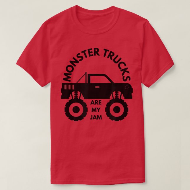 Camiseta Monster Trucks É Meu Jam2139 (Frente do Design)
