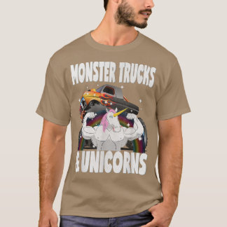 Camiseta Monster Trucks e Unicorns Vintage Unicorn Sparkle