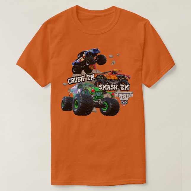 Camiseta Monster Trucks Jam 2 (Frente do Design)