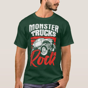 Camiseta Monster Trucks Rock Retro Vintage Gift 2162
