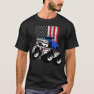 Camiseta Monster US American Flag Gift Big buddhist fashi