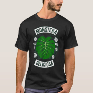 Camiseta Monstera Deliciosa Plnt Lvr Aroid Club Botanistia