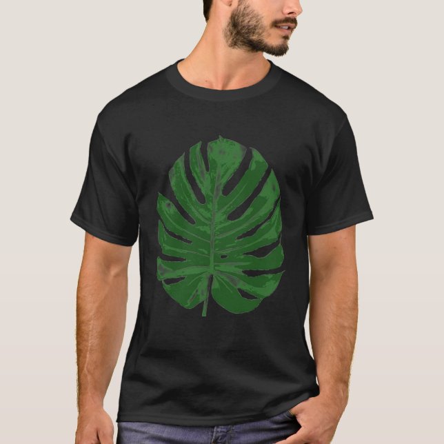 Camiseta Monstera Delisiosa Leaf (Frente)