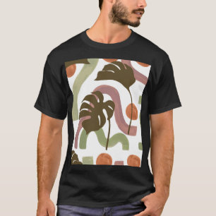 Camiseta Monstera Leaf: Elegante Poster de Aquarela