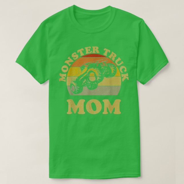 Camiseta MonsterTruckMomRetroVintageMonsterTruckShirt 2 (Frente do Design)