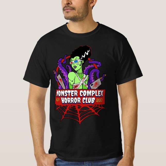CAMISETA MONSTEX COMPLEX HORROR CLUB LOGOTITE (Frente)