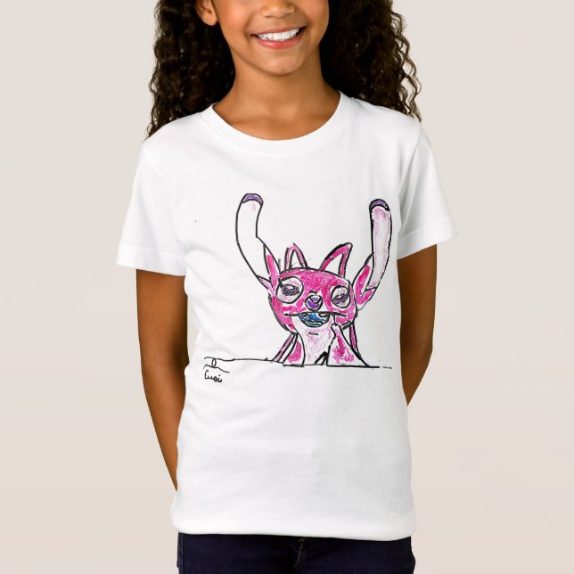 Camiseta Monstre rose (Frente)