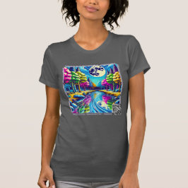 Camiseta Monstream Creek Pop-Art Nature Design-T-Shirt