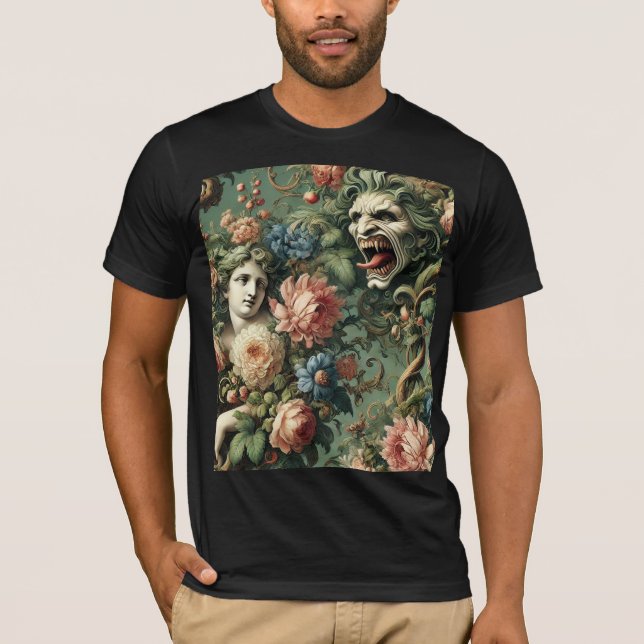 Camiseta Monstres au Paradis – Gothic Wearable Art (Frente)